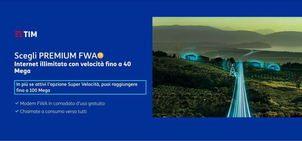 Offerta Internet Casa per chi non è raggiunto da Fibra