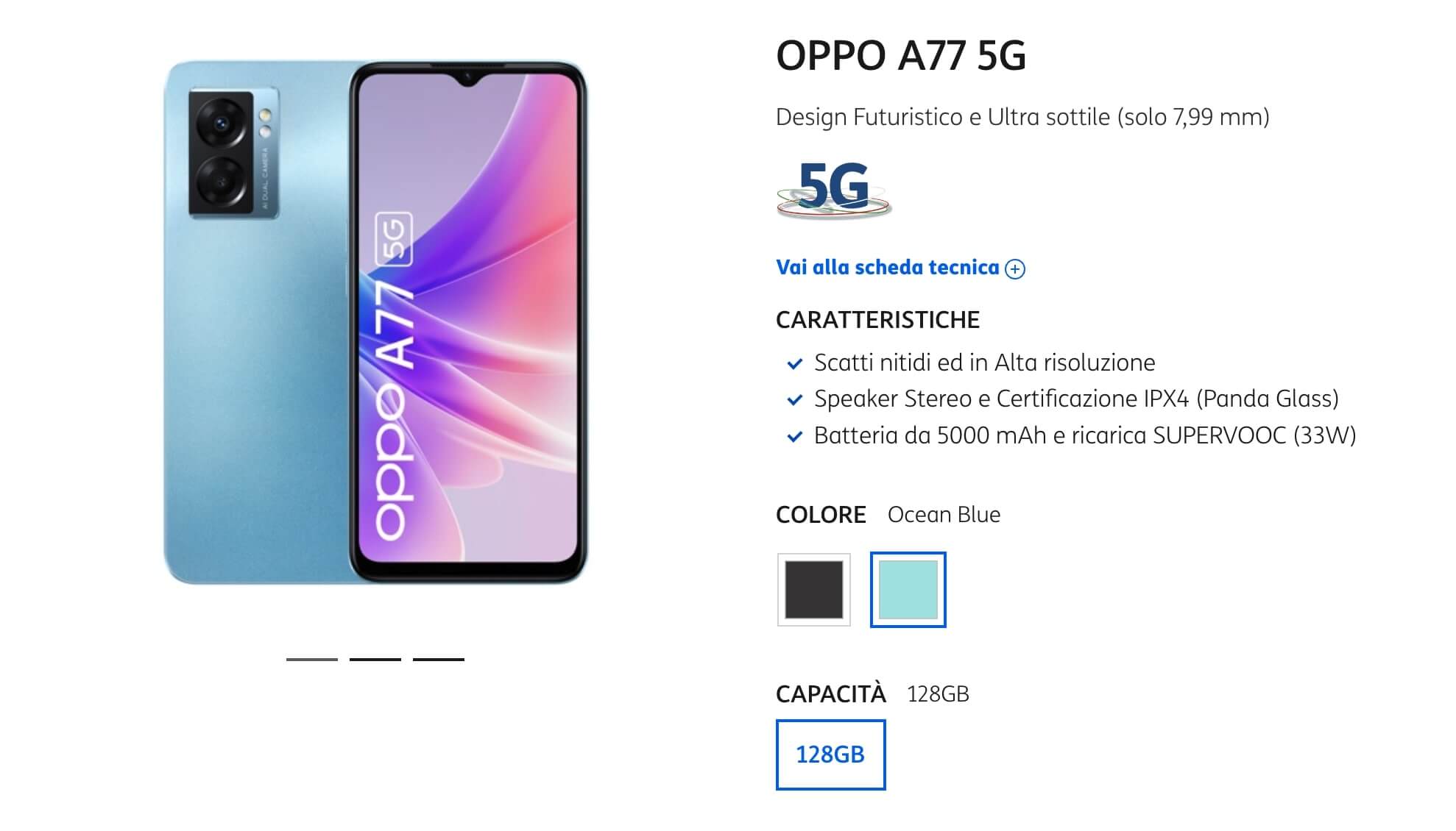 Oppo A77 in offerta con TIM
