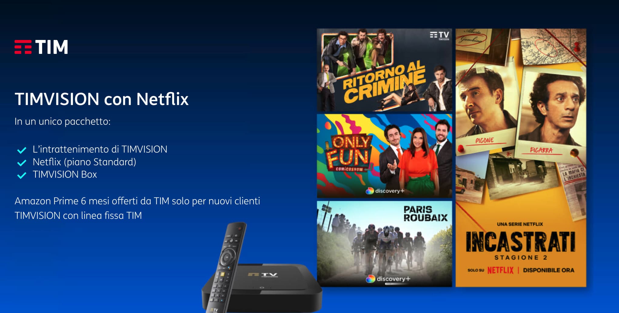 Netflix gratis fino ad agosto con l'offerta TIM Casa