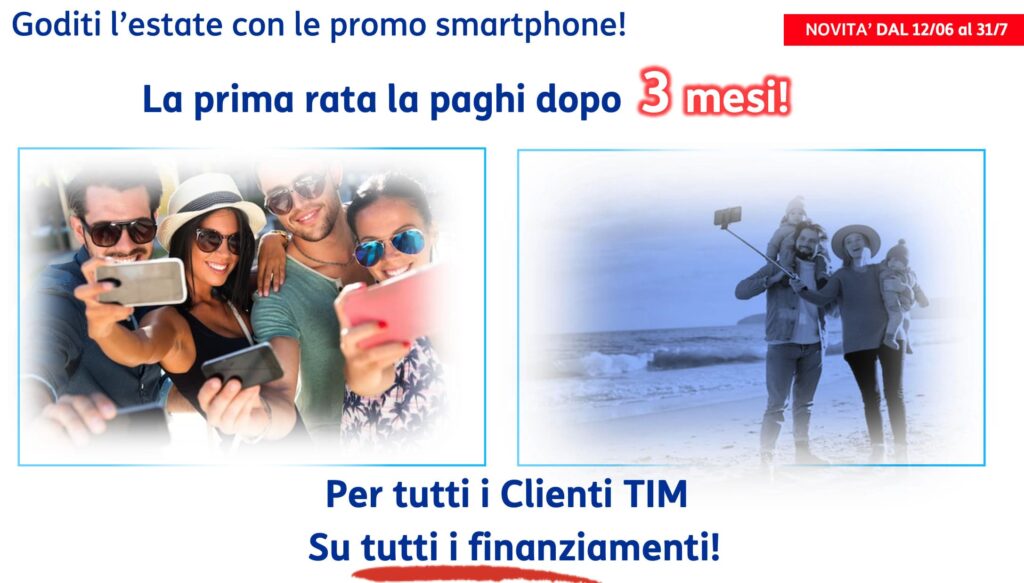Smartphone in sconto e inizi a pagare dopo l’estate