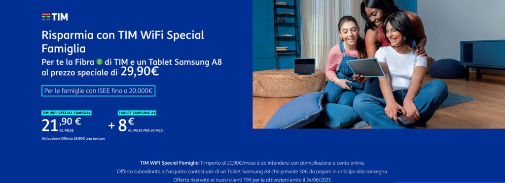 Sconto TIM per le famiglie