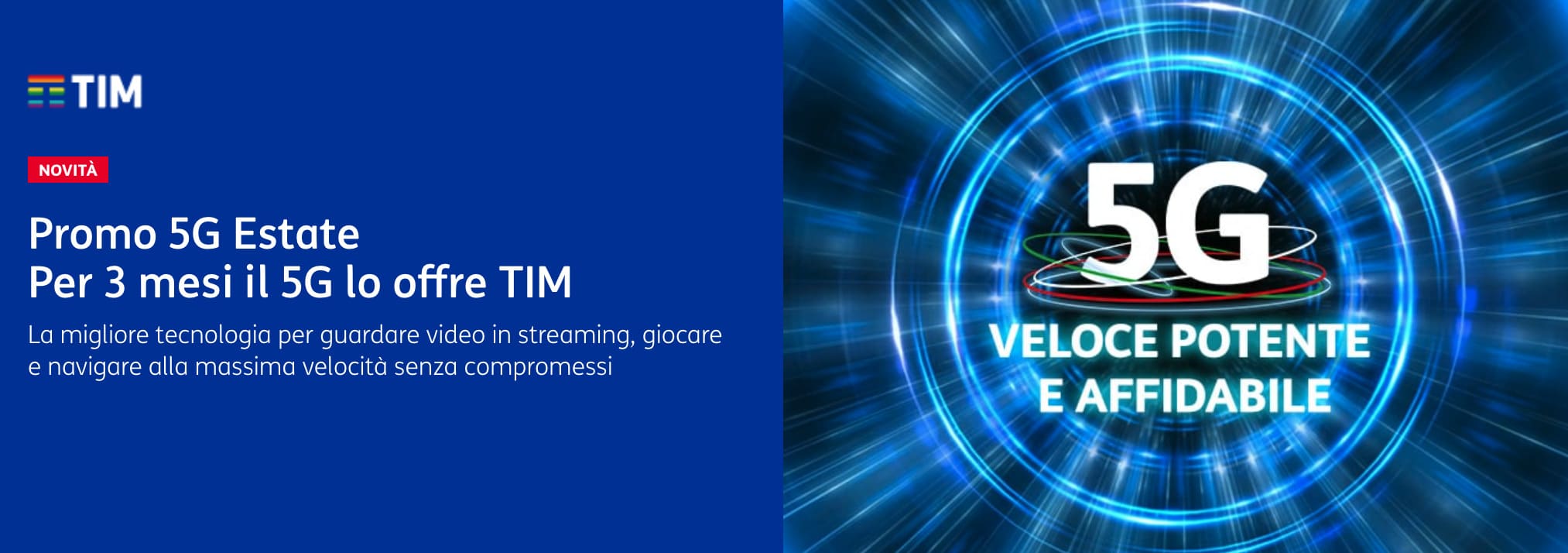 Promo 5G Estate TIM