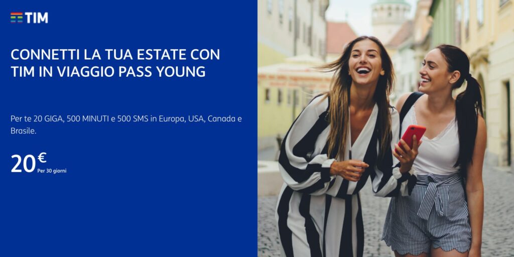 TIM Young: più GIGA per i tuoi viaggi