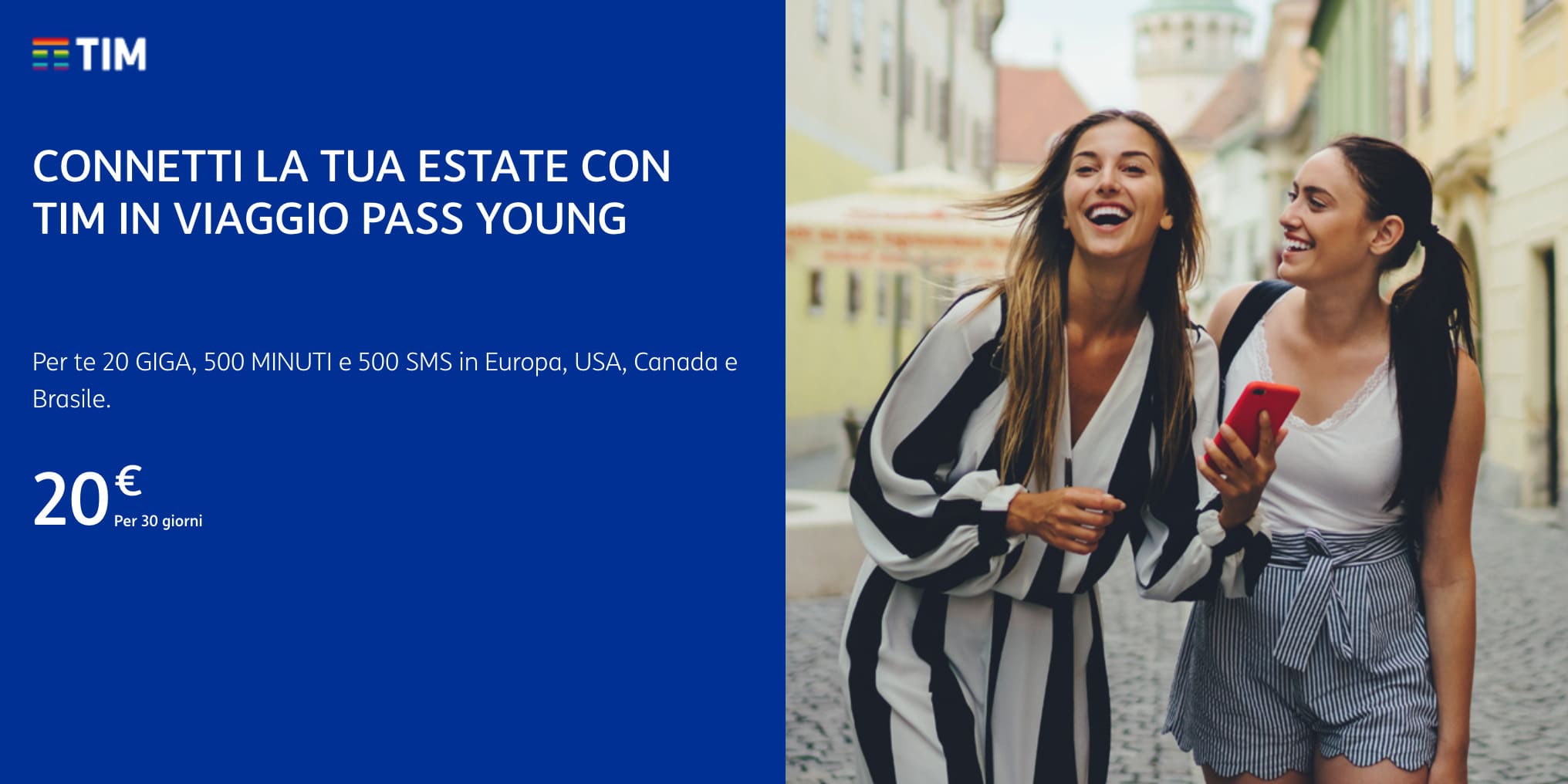 Offerta dell'estate per TIM Young Pass estero