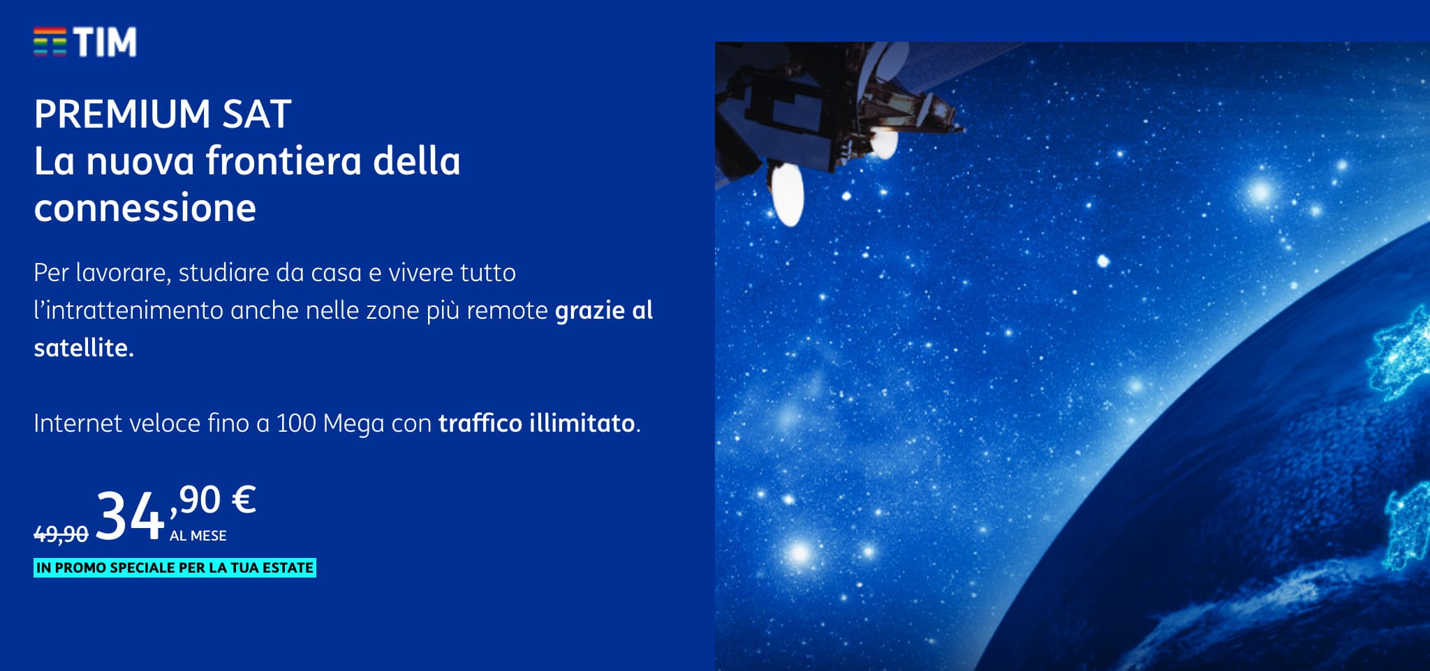 Offerta per Internet Satellitare TIM