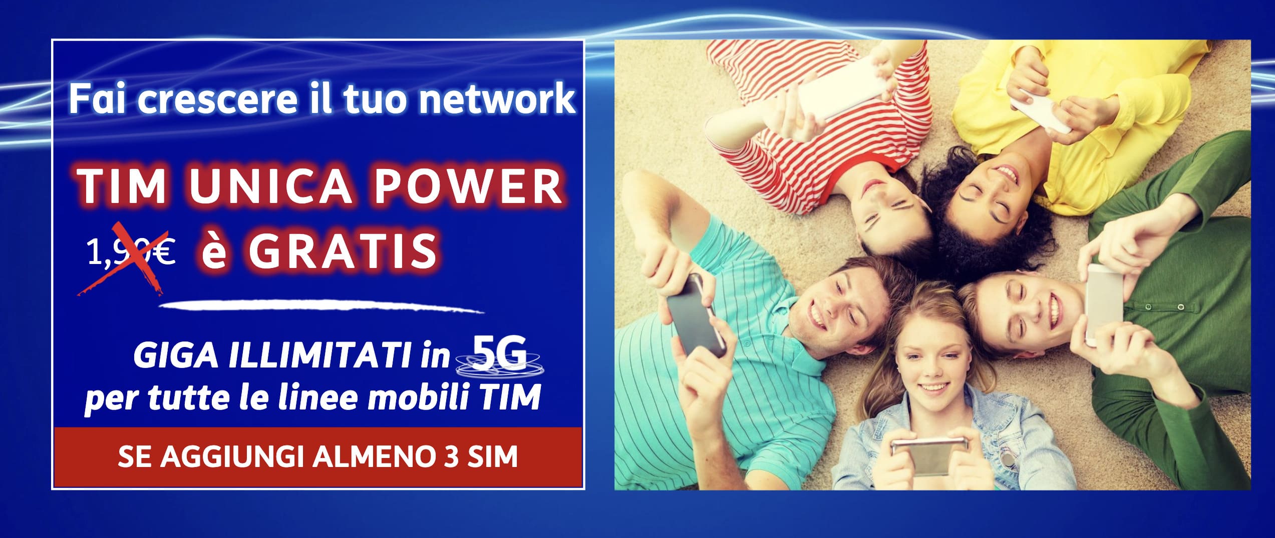 TIM Unica Power diventa gratis