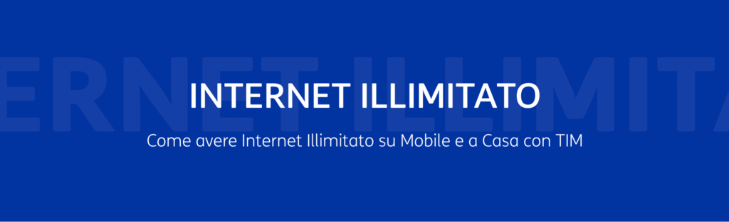 Cosa vuol dire avere internet illimitato