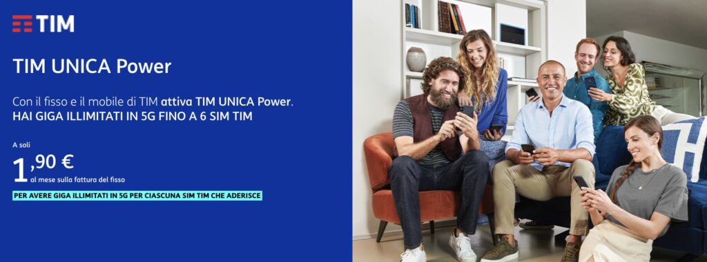 Gratis 15 GB per 30 giorni, in attesa di TIM Unica Power