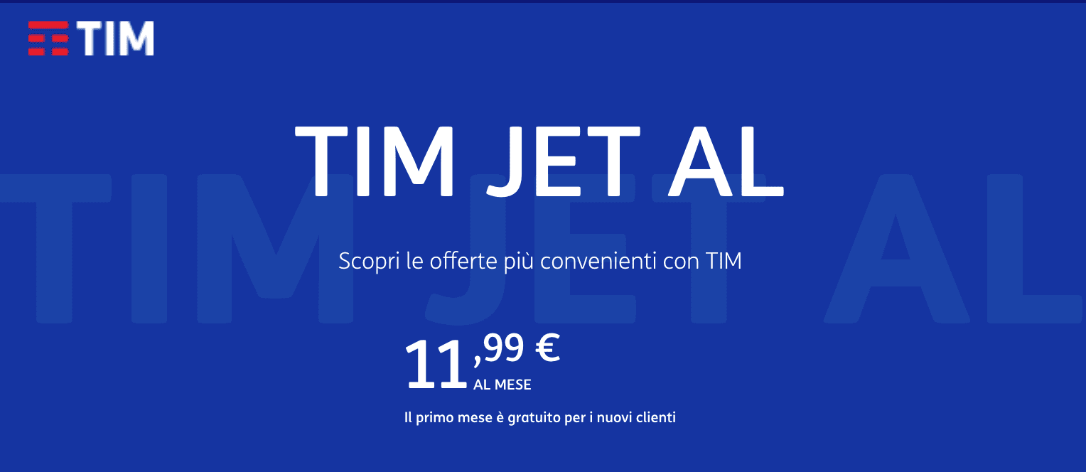 Offerta TIM JET ALL
