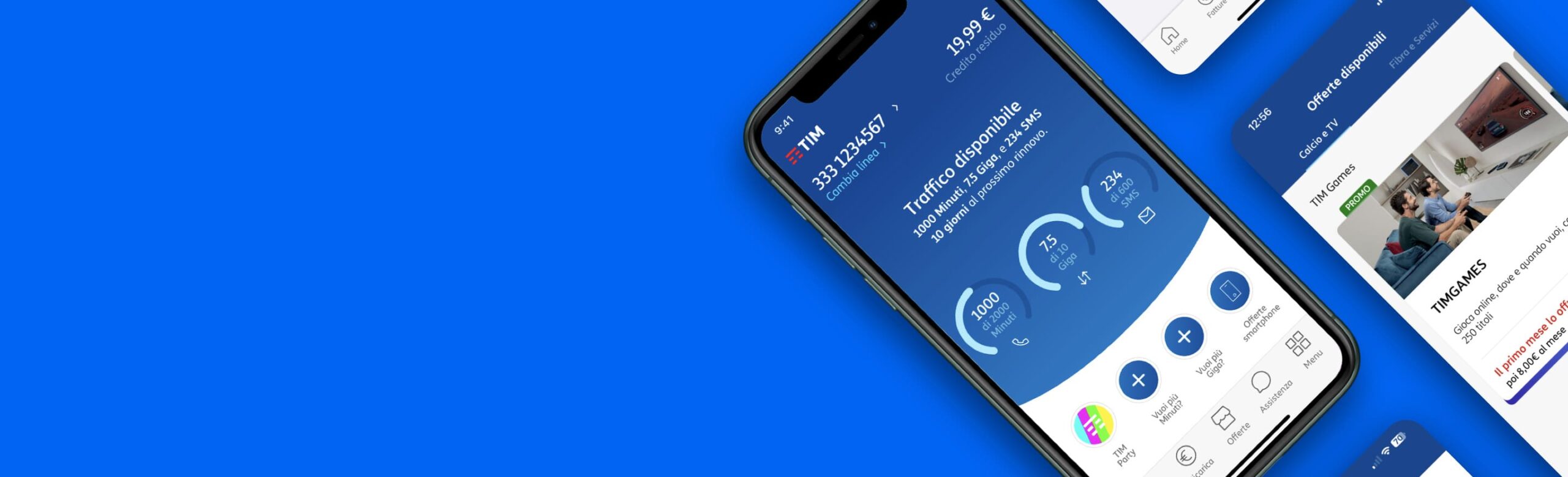 App MyTIM per la ricarica e verifica credito e risorse residue