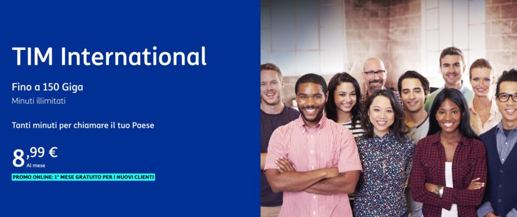 TIM International e New con più Giga e attivazione gratuita