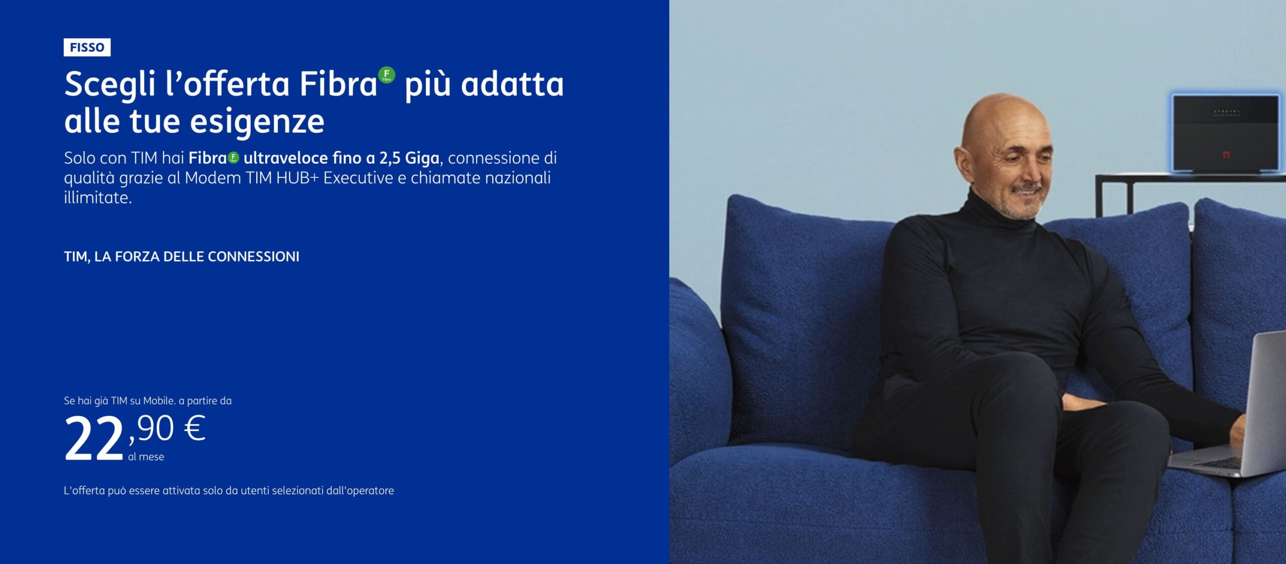 Offerta Fibra per già clienti TIM Mobile