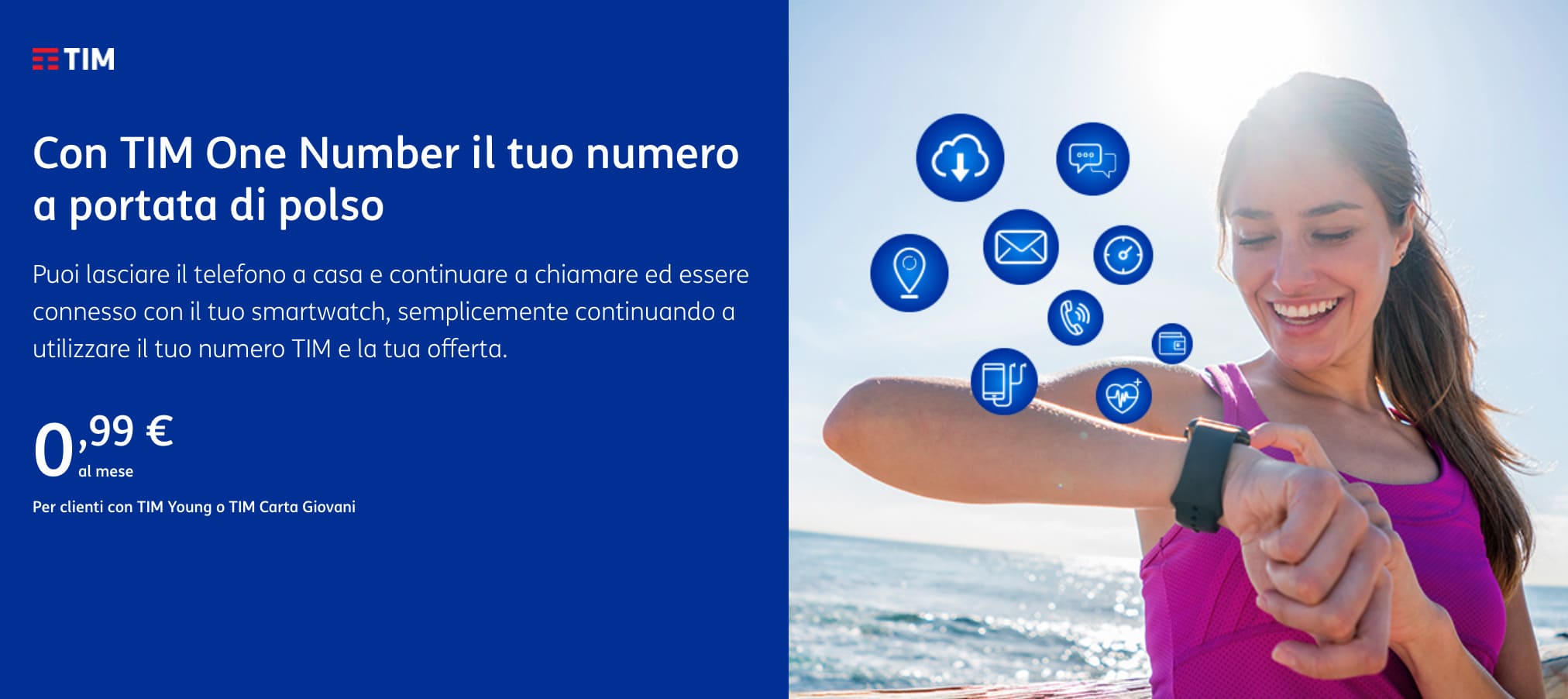 Offerta TIM One Number per clienti TIM Young o con Carta Giovani