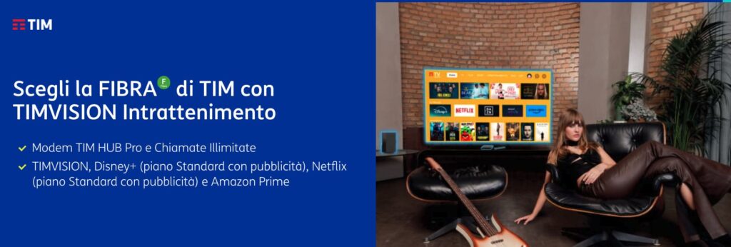 TIM WiFi Casa + TV in offerta per clienti TIM UNICA Power