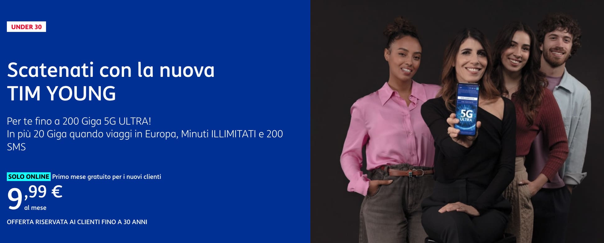 La TIM Young diventa under 30