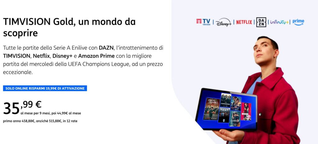 TIMVision Gold a 35,99 €