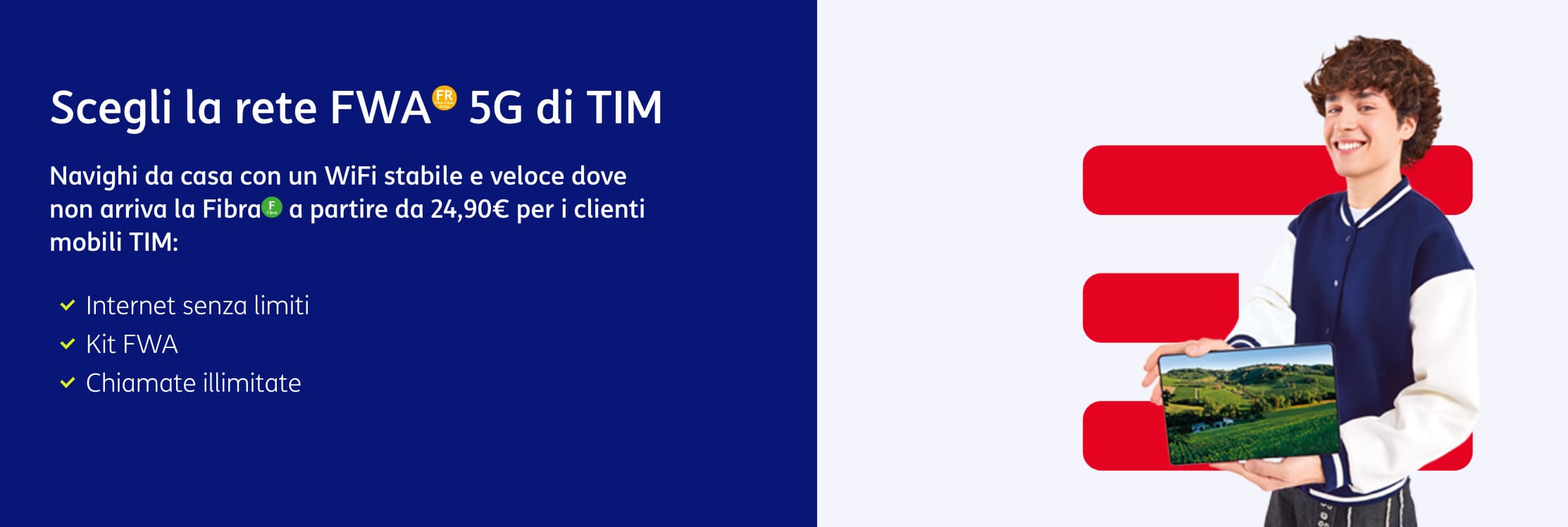 Internet FWA di TIM in sconto