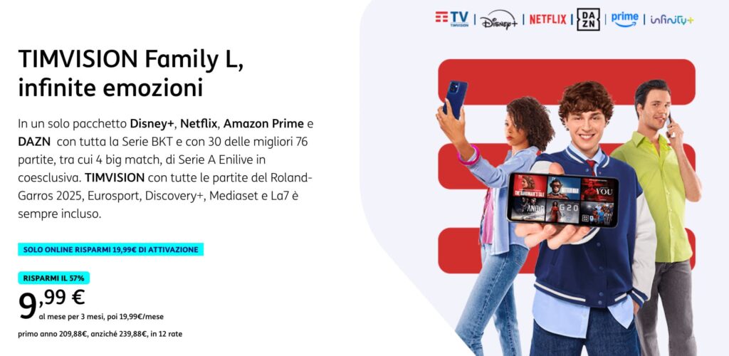 Nuovo Catalogo per TIMVision Family
