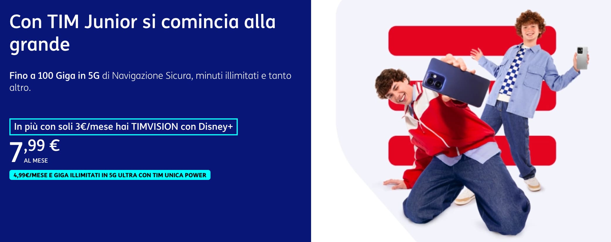 TIM Junior con Disney+