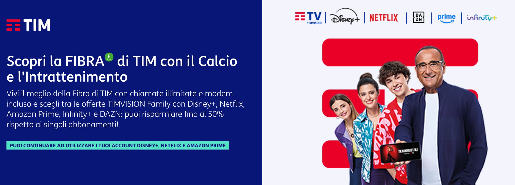 TIM WiFi Casa + TV per clienti Mobile