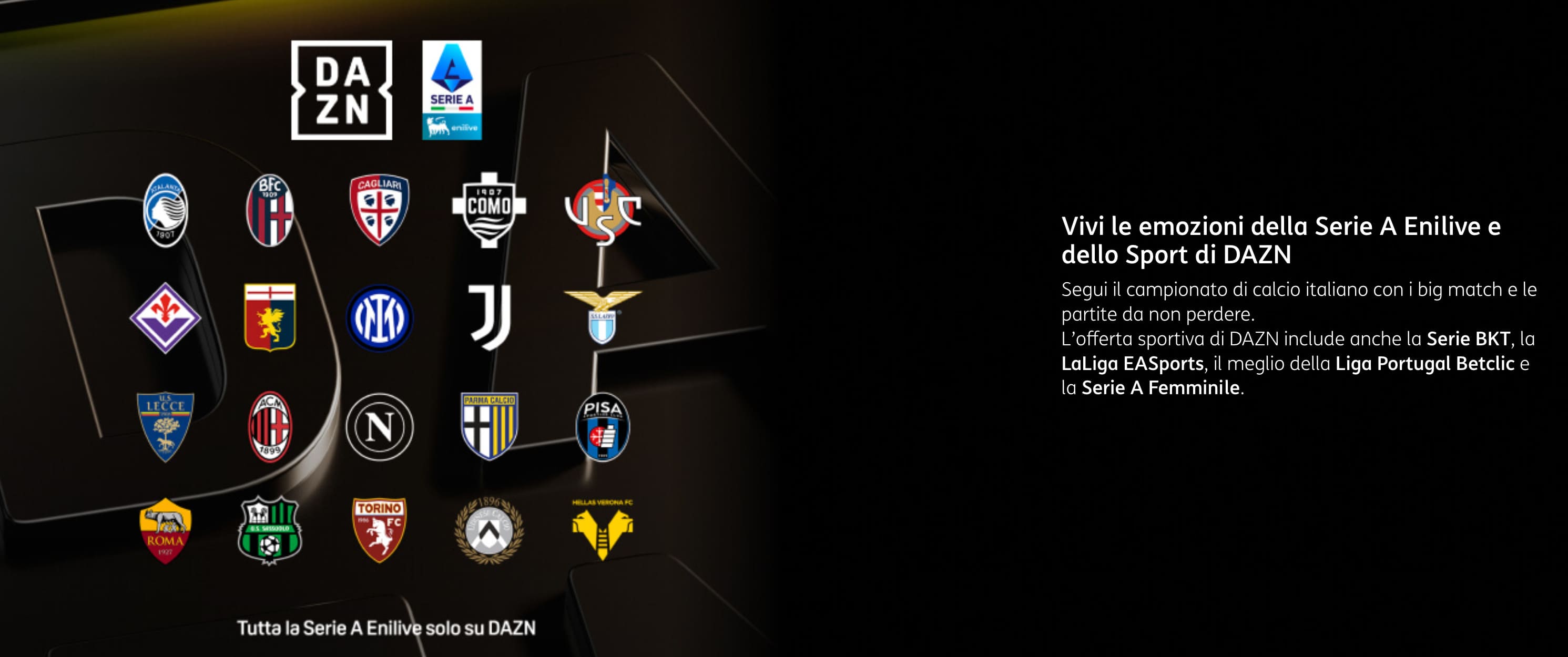 DAZN MyClubPass da 25 € con TIM