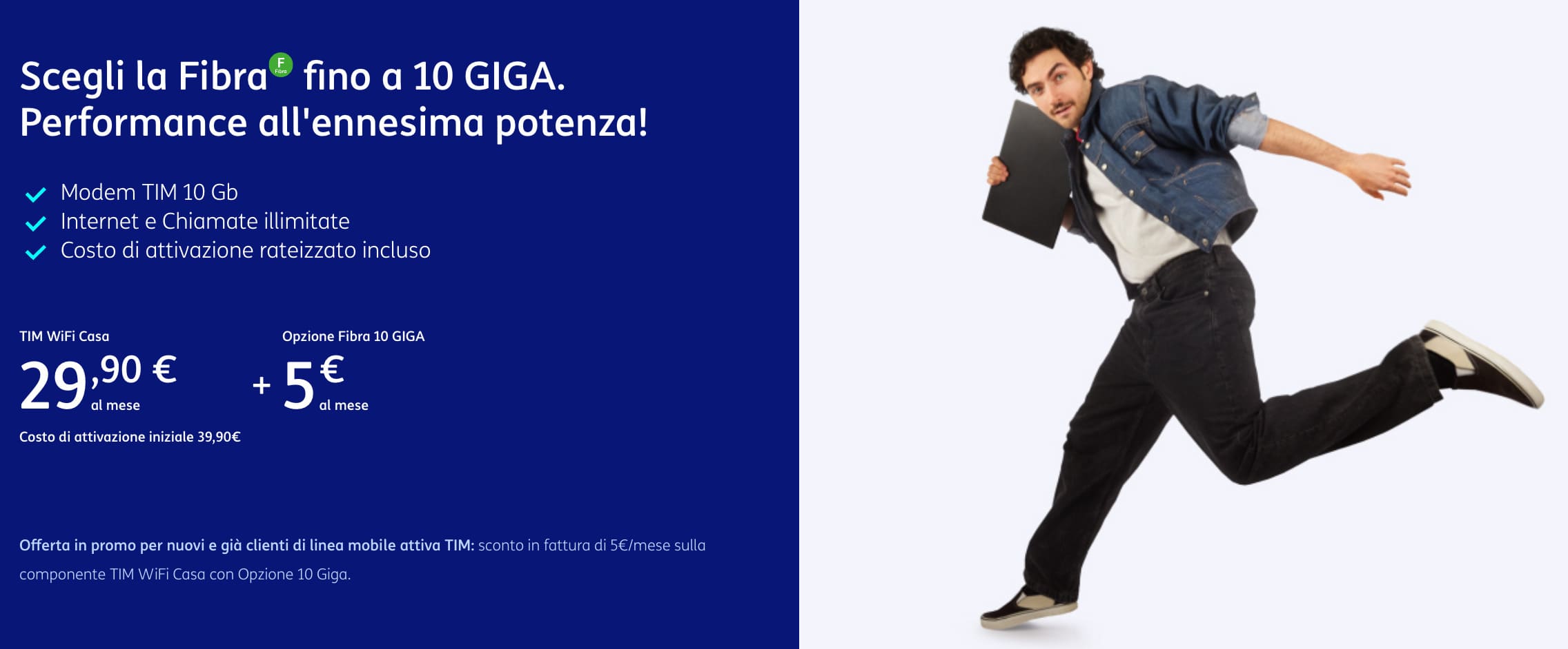 Offerta per la Fibra a 10 Gb/s