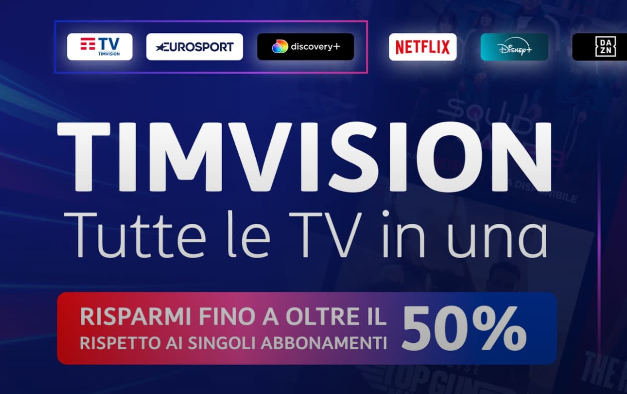 Abbonamenti TIMVision in sconto