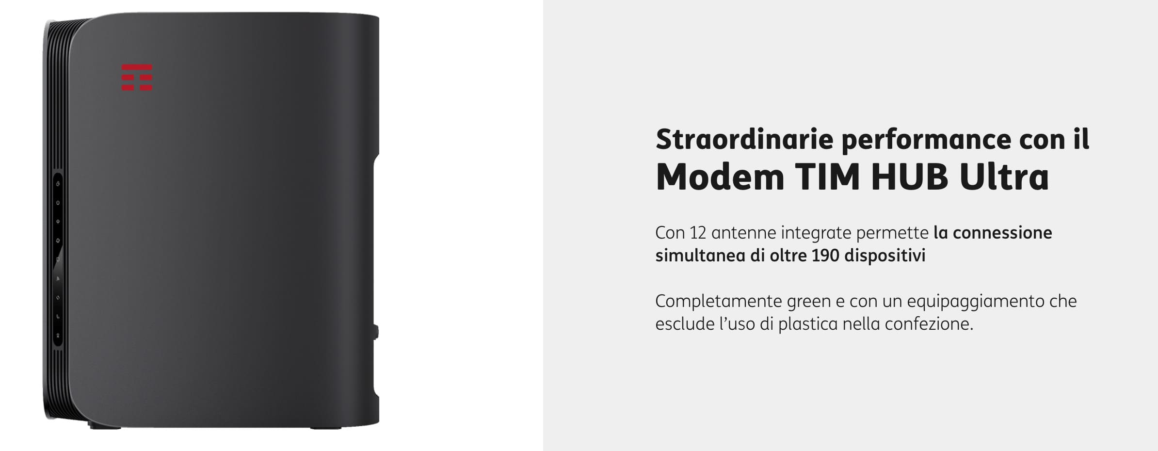 Fibra a 10 Gb/s con il nuovo TIM Hub Ultra