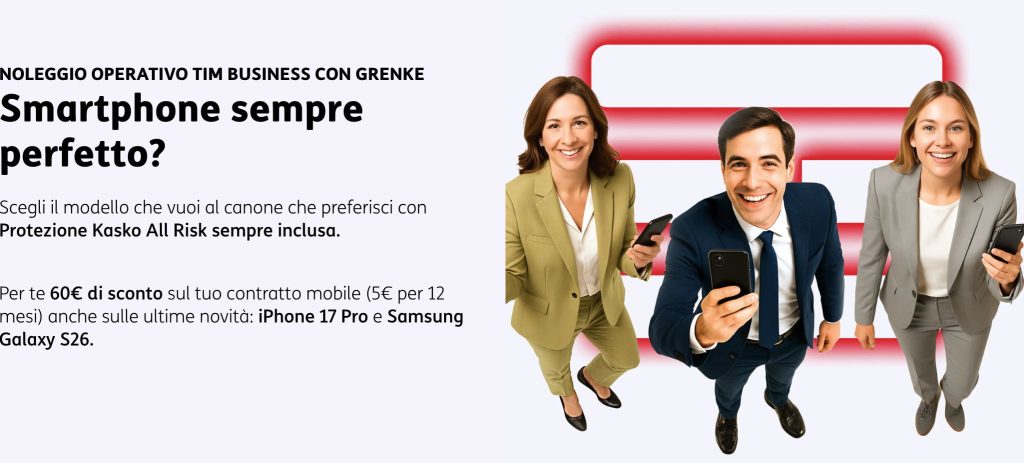 Noleggio smartphone per aziende