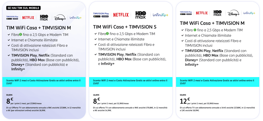 Internet a casa, sconti estate da 8 € al mese