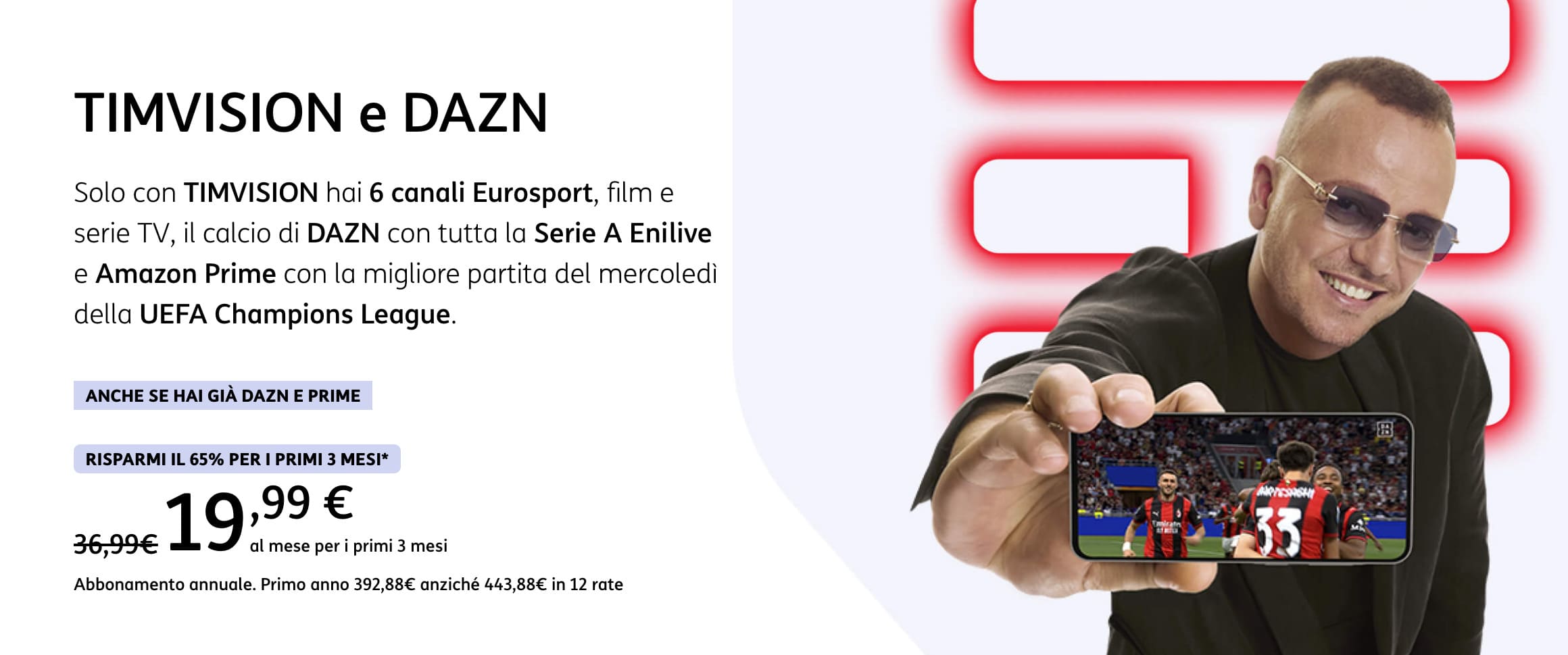 Offerta TIM per seguire la Serie A