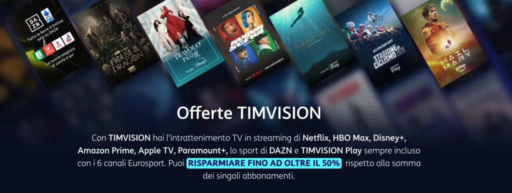 TIMVision scontato per 12 mesi