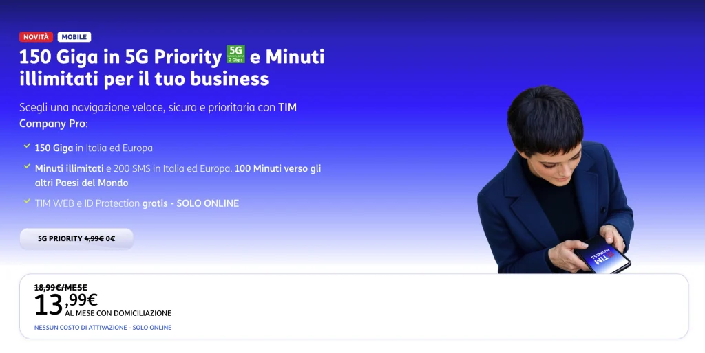 TIM 5G Priority Business